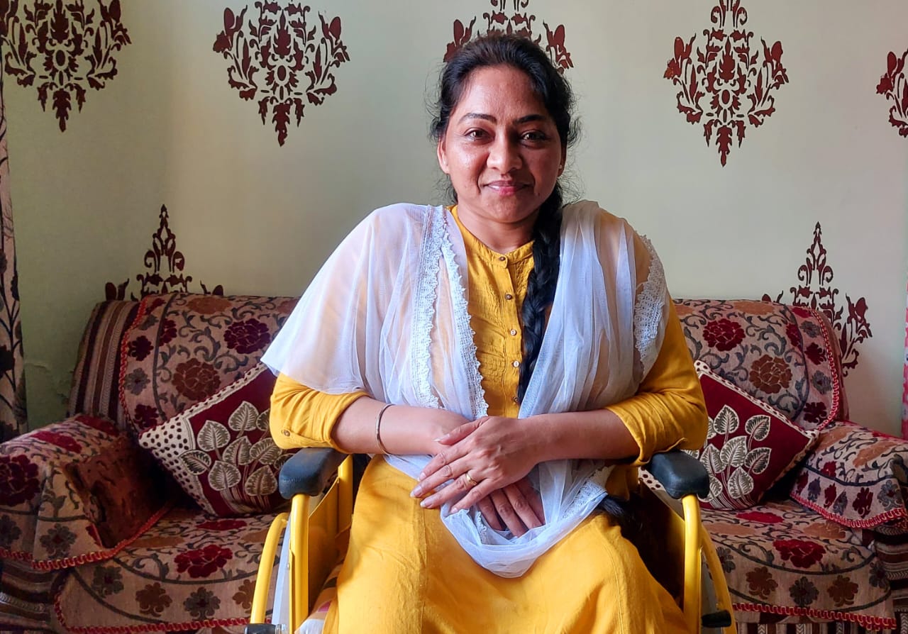 Dehlan's Amarjeet Kaur is motivating disabled voters to vote.
